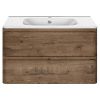 Тумба под раковину Vincea Vico VMC-2V800VO 80х50 подвесная цвет коричневый