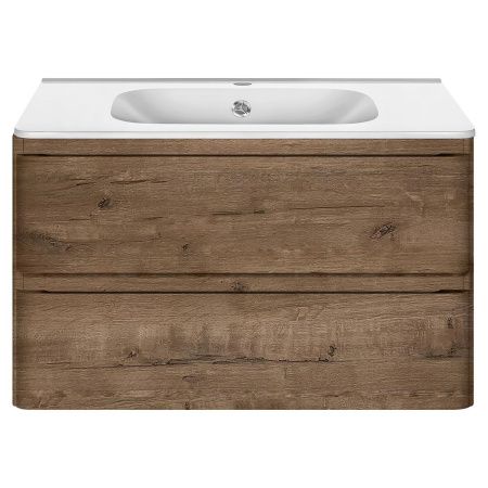 Тумба под раковину Vincea Vico VMC-2V800VO 80х50 подвесная цвет коричневый