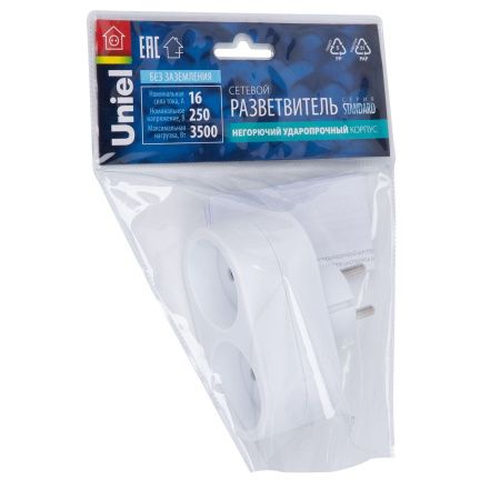 Сетевой разветвитель Uniel S-ES2-16O WHITE