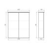 Шкаф Comforty 00-00013803CF 60х70 подвесной цвет коричневый