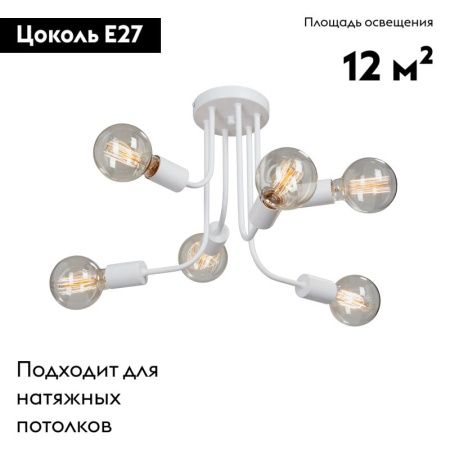 Люстра потолочная Vitaluce V4960-0 V4960-0/6PL