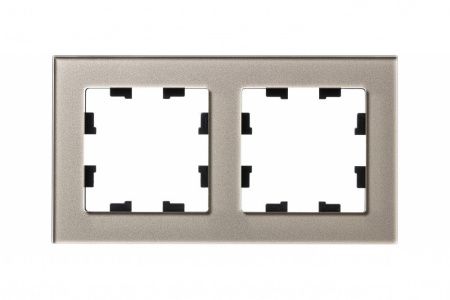 Рамка двухместная Systeme Electric AtlasDesign (АтласДесигн) ATN320502