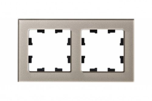 Рамка двухместная Systeme Electric AtlasDesign (АтласДесигн) ATN320502 - фото 2