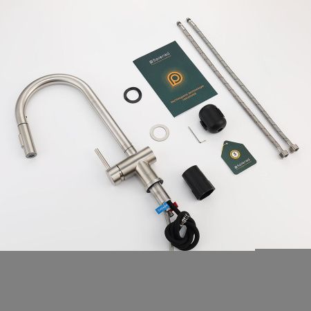 Смеситель для кухни Splenka S204 S204.49.05 на мойку сатин