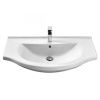 Раковина керамическая Onika Эльбрус 1WH110790 90х50 накладная цвет белый 1 отверстие под смеситель