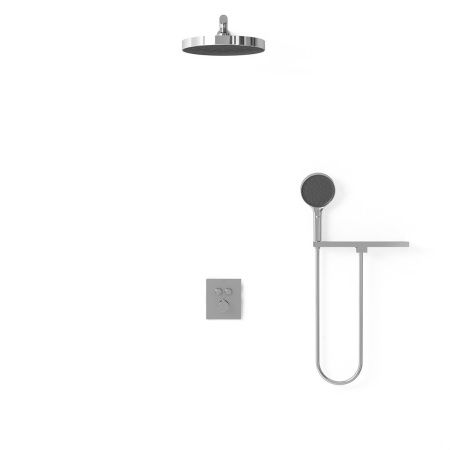 Душевая система Vincea VSFW-3I21T2RCH встраиваемая в стену цвет хром с термостатом