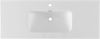 Раковина керамическая Aquanet Flat 00330427 120х50 полувстраиваемая цвет белый 1 отверстие под смеситель