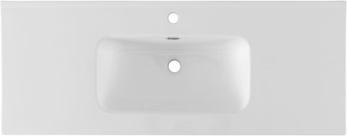 Раковина-столешница Aquanet Flat 00330427 полувстраиваемая цвет белый - фото 5