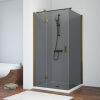 Душевой уголок Vegas-Glass AFP-Fis TUR+NOVO AFP-Fis TUR NOVO h1890 90*100 05 07 L 90х100 стекло тонированное профиль бронза без поддона