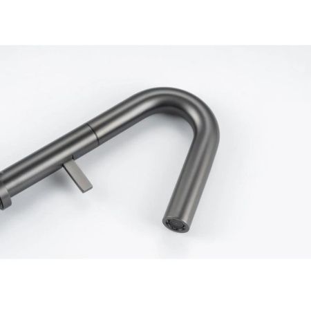 Смеситель Knotlor ELIXIR SS-30/GM на раковину вороненая сталь