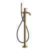 Смеситель для ванны Gessi Gessi316 54028#726 напольный бронза (внешняя часть)