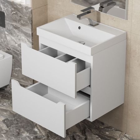 Тумба под раковину Uperwood Tanos 2930205147 50х30 подвесная цвет белый