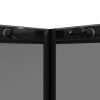 Душевой уголок Niagara Nova NG-2828-34BLACK 80х80 стекло тонированное профиль черный без поддона