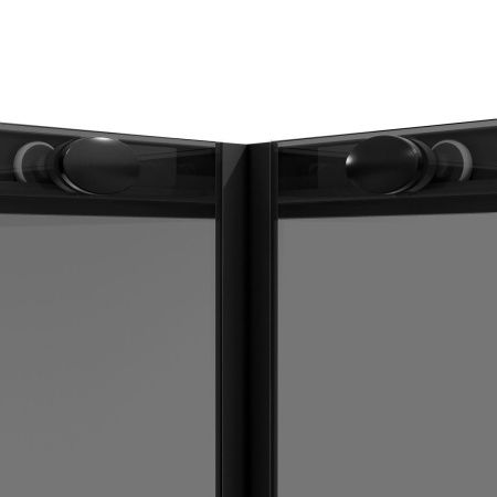 Душевой уголок Niagara Nova NG-2828-34BLACK 80х80 стекло тонированное профиль черный без поддона