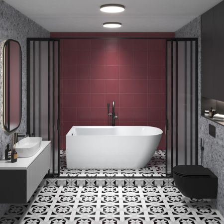 Ванна акриловая Wellsee Camellia 2.0 236201000 170х80 отдельностоящая асимметричная с ножками