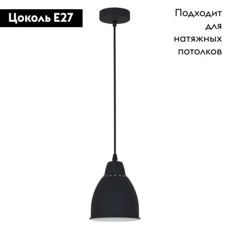 Светильник подвесной Arte Lamp Braccio (Браццио) A2054SP-1BK