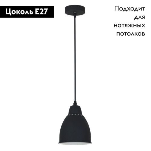 Светильник подвесной Arte Lamp Braccio (Браццио) A2054SP-1BK - фото 2