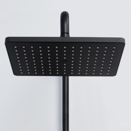 Душевая стойка WasserKRAFT A11401 настенная цвет черный с термостатом