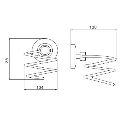 Держатель для фена Savol S-007156
