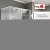 Душевая кабина AvaCan V V5016LED 160х85 прямоугольная с крышей ориентация универсальная