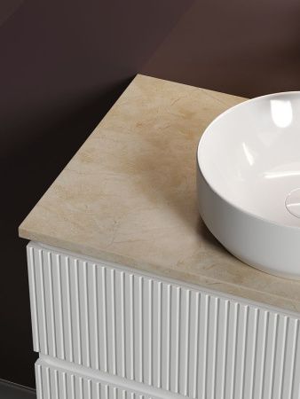 Тумба под раковину Sancos SNOB T SNT80W 80х40 подвесная цвет белый
