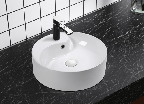 Раковина Cerutti SPA 47 см CR7009W накладная цвет белый