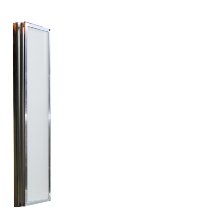 Душевая шторка на ванну Cerutti SPA BOUNA 131х139 стекло матовое профиль хром глянцевый ориентация универсальная