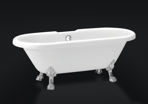 Ванна акриловая BelBagno BB21 177,4х80,5 отдельностоящая полукруглая - фото 2