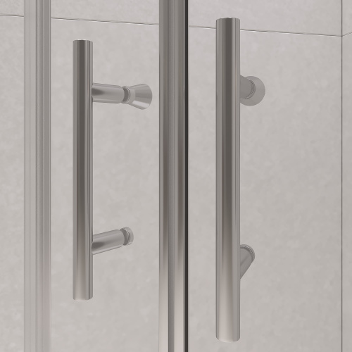 Душевой уголок RGW Passage 02085100-11 100х100 стекло прозрачное профиль хром глянцевый без поддона - фото 4