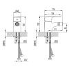 Смеситель LeMark Pramen LM3308C на биде хром