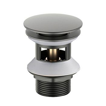 Донный клапан Aquatek AQ6002BGM вороненая сталь