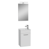 Комплект мебели: тумба с раковиной + зеркало Vitra Mia 75022 40х40 подвесной цвет белый