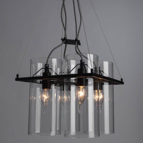 Люстра подвесная Arte Lamp Blake (Блаке) A8586SP-4BK - фото 4