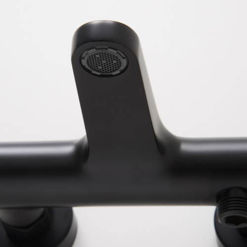 Смеситель для ванны и душа WasserKRAFT Elbe 7400 7411 Thermo настенный черный - фото 5