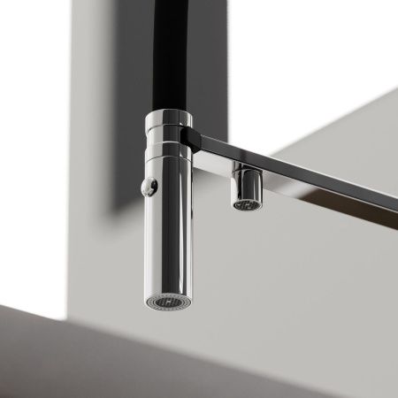 Смеситель для кухни Sancos Imola SC4010CH на мойку черный/хром