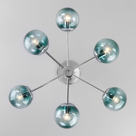 Люстра на штанге Eurosvet Ascot (Асцот) 30166/6 хром
