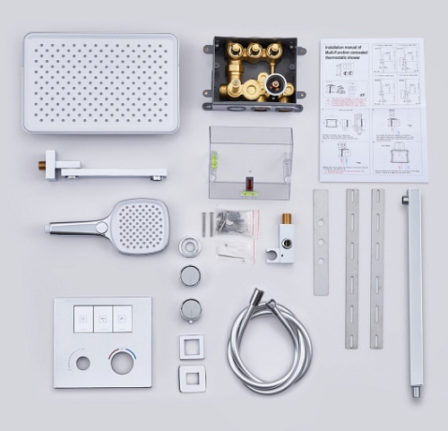 Душевая система ALMAes Nemi TVZ-8810 встраиваемая цвет хром - фото 5