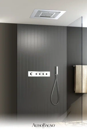 Душевая система AltroBagno Metropoli AltroBagnoUniversale040403Cr встраиваемая в стену