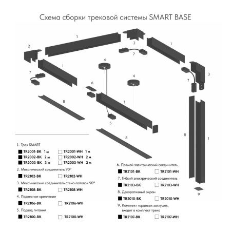 Коннектор Denkirs Smart (Смарт) TR2103-BK