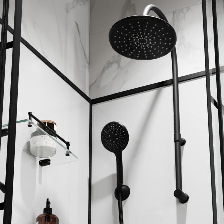 Душевая кабина Niagara Standart ST120/80/15QR/KL/BKT 120х80 прямоугольная без крыши ориентация правая