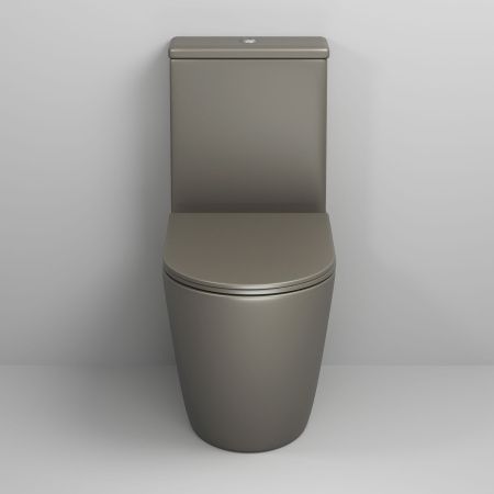 Унитаз напольный с бачком Grossman Color GR-4480GSMS зеленый с сиденьем безободковый каскадный смыв