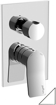 Смеситель для душа Paffoni Tilt TI018BO/M встраиваемый в стену белый