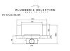 Душевой лоток Plumberia Selection PSW WALLDRAIN PSW30MT 30х5 нержавеющая сталь