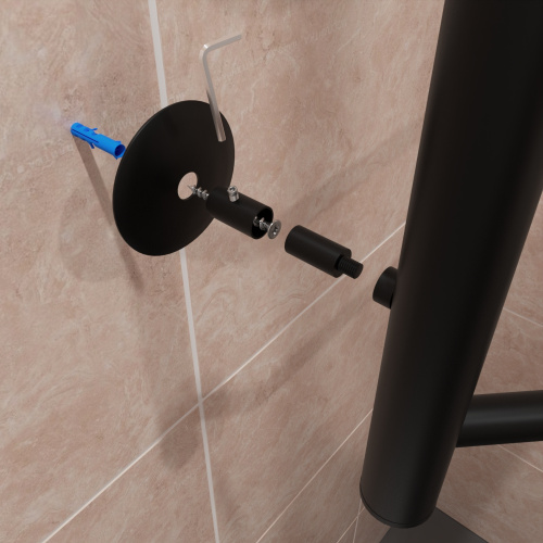 Полотенцесушитель Маргроид Вид 6 06-8050-1051-9005R 53х81 электрический черный матовый - фото 5