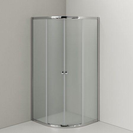 Душевой уголок Agger A01-090MCR/G 88х88 стекло матовое профиль хром глянцевый без поддона