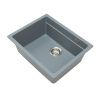 Кухонная мойка Grandex Aqua 500202 55х45 цвет серый поверхность матовая