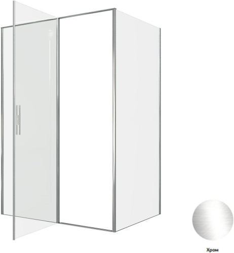 Душевой уголок Allen Brau Priority 3.31034.00 + 3.31046.00 140х100 стекло прозрачное профиль хром глянцевый без поддона - фото 4 Душевой уголок Allen Brau Priority 3.31034.00 + 3.31046.00 140х100 стекло прозрачное профиль хром глянцевый без поддона - фото 4