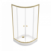 Душевой уголок Тритон Альфа Щ0000073921 90х90 стекло прозрачное профиль хром с поддоном