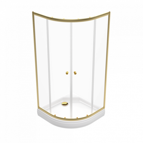 Душевой уголок Тритон Альфа Щ0000073921 90х90 стекло прозрачное профиль хром с поддоном - фото 5