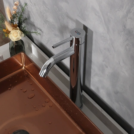 Смеситель Gid Cascada Inga SS096-CH-D (SS096CHD) на столешницу хром